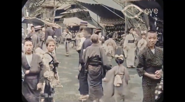 【話題】『カラー化された100年あまり前の東京の映像… 雰囲気はまだ、現代よりも時代劇に近いな。』