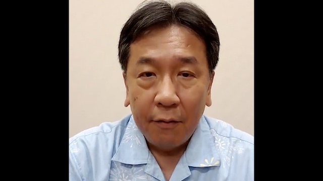 立憲・枝野代表 ツイッターに動画投稿「国民に訴える代表選に」