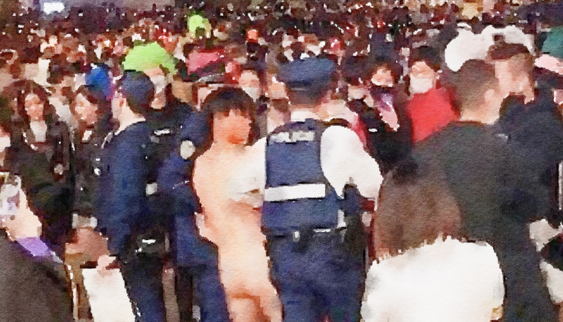 福岡市の公園でハロウィンイベント、男「全員注目〜！！」全裸に → ３秒で逮捕