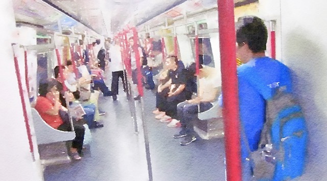 地下鉄の車内で性行為を始めたカップルの動画がツイッターで拡散 → 警察が捜査に着手