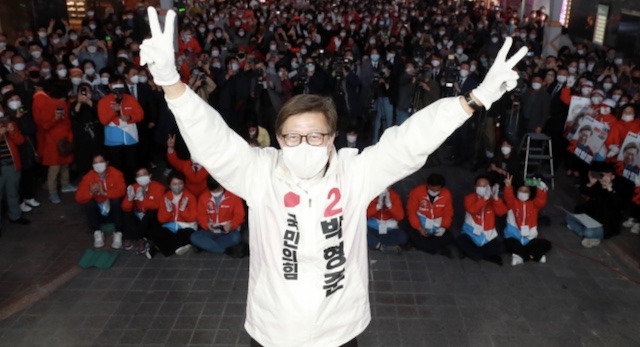韓国・釜山市長選挙、野党「国民の力」が圧勝「韓日海底トンネルの建設を積極的に検討する」
