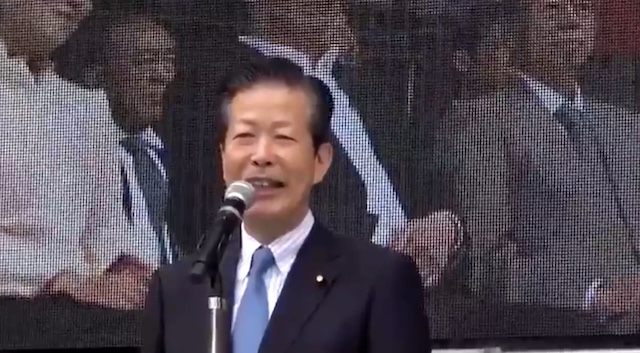 公明党・山口代表「習近平国家主席を国賓としてお迎えしたい。そして東京の桜を是非ご覧いただきたい」