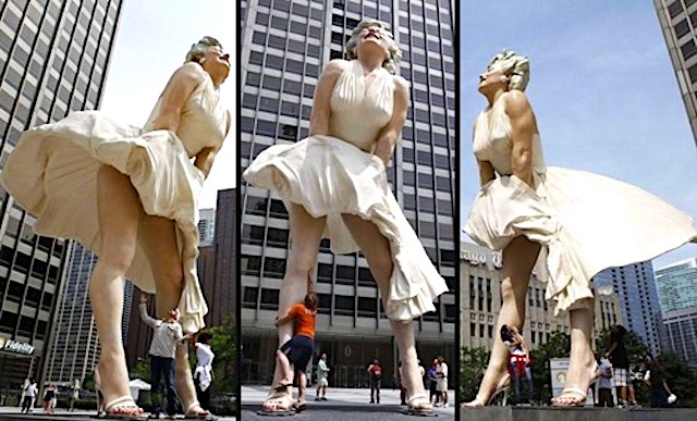 米の巨大マリリン・モンロー像に“性差別的”の声 → ケント・ギルバートさん「皆さんはどう思いますか？」