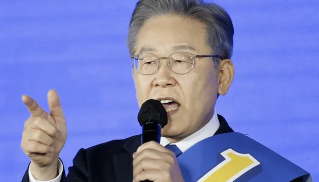 韓国与党候補に李在明氏「日本を追い抜き、先進国に追いつき、世界をリードする国、そのような大韓民国をつくる」