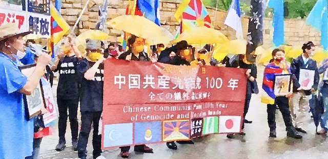 【警視庁】ウイグル弾圧犠牲者の追悼集会を妨害　中国人１０人摘発