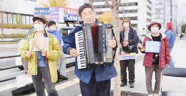 「朝鮮学校の高校無償化排除やめて！」日本人有志の抗議運動450回迎える