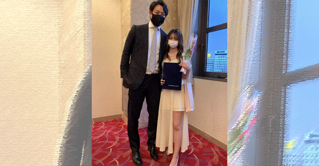 岩隈久志さん、高校卒業式でドレスをまとった長女との2ショット「イケメンお父さん」「娘さん綺麗！」
