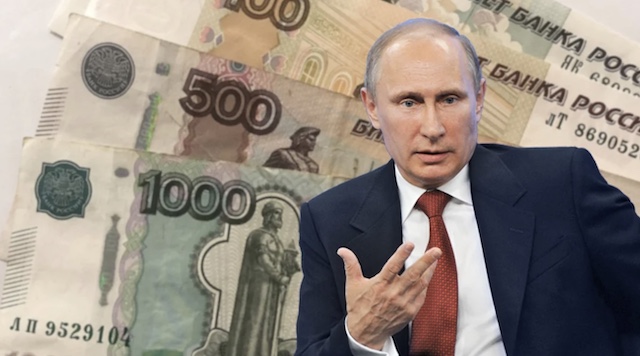 プーチン大統領、天然ガスの支払いをルーブル建てで行うよう要求 → ルーブルの値上げに成功　