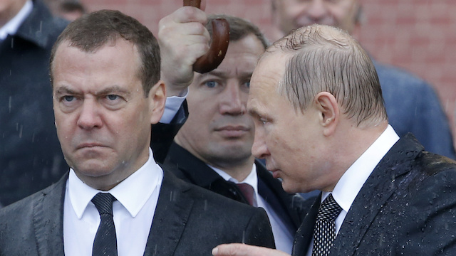 ロシア・メドベージェフ前大統領、対ロ制裁は「侵略行為」