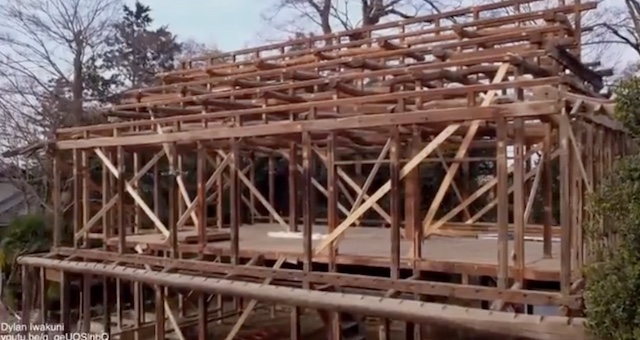 【解体】『釘を1本も使わずに建てられた 百年前の日本家屋の高度な建築技術』（※動画）