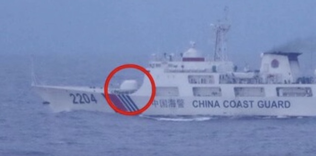 中国海警局の「76ミリ砲」搭載の船 日本の領海に初めて侵入