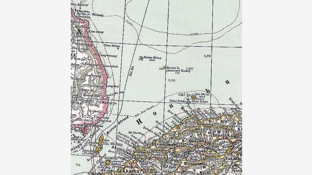 島根編入前の1897年発行、「竹島は日本領」示す米国製の地図発見