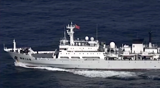 【また】鹿児島沖に中国測量艦が領海侵犯 → 日本政府「中国側に強い懸念」伝達
