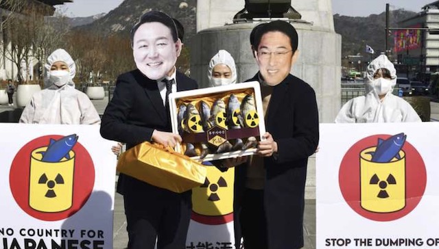 【参加者10人】韓国で尹氏批判デモ「日本から戻るな」「日本政府と戦犯企業の責任を免罪する売国解決策だ」