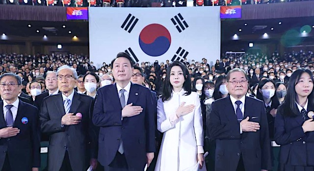 【韓国】尹政権初の独立運動式典で、尹大統領「日本は協力パートナーに変わった」