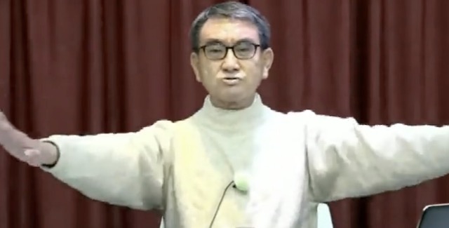 【動画】河野大臣「『拉致問題解決しろ！』『中国嫌いだ！』『韓国嫌いだ！』『外国人入国させるな！』みたいな事をオウム返しのように言ってる人がいますが…」