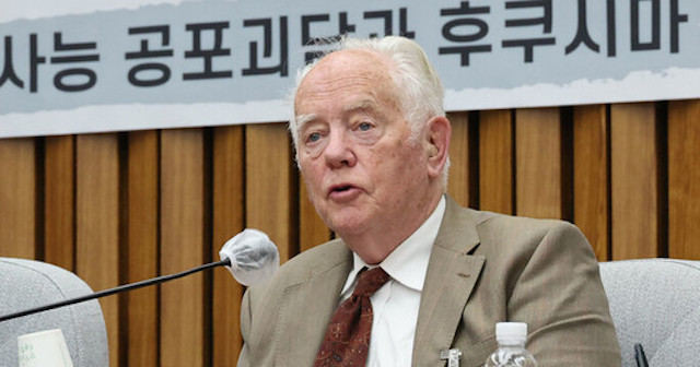 「福島原発処理水はきれいな水」と主張した英国教授、韓国国会で「１０リットル飲むことができる」