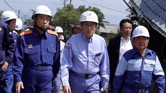 【動画】首相官邸「福岡で豪雨災害地域を視察しました」「全国で一律に国庫補助の特別措置を行う方向」