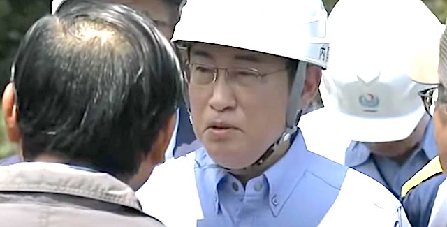【福岡】岸田総理が土砂崩れで１人死亡した被災地を視察「スピード感をもって取り組ませます」