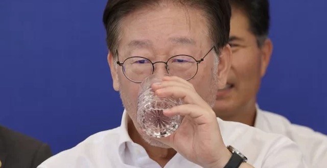 【7日目】ハンスト中の韓国・李在明氏、水飲む…