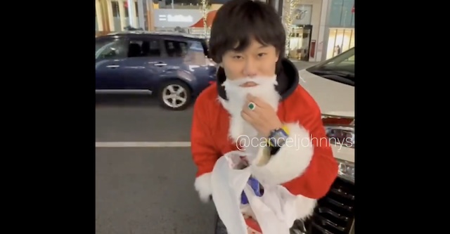 【動画】中華・西太后に凸った中国人、クリスマスの銀座で一度路面にぶちまけたお菓子を日本人に配る…