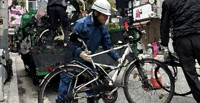 放置自転車、見つけたら“即撤去” 大阪・ミナミで試験的にスタート