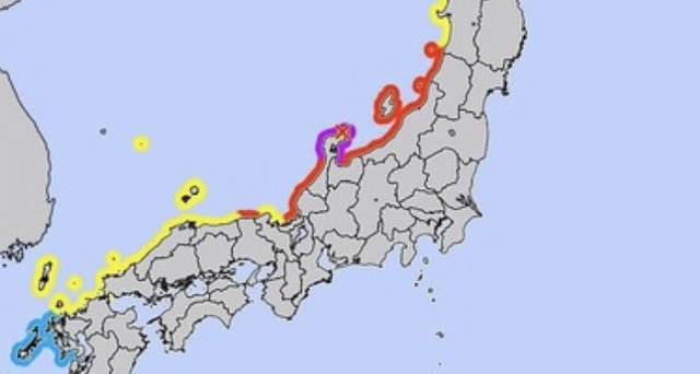 韓国ニュースサイト『日本の気象庁、竹島に津波注意報を発令… 議論を呼んでいる！』