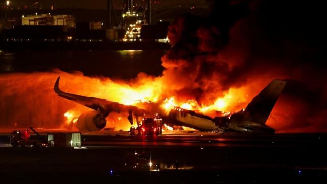 日航機炎上、海保航空機の乗員6人のうち5人機内で発見されるも死亡… 能登半島地震の対応で物資を送る途中