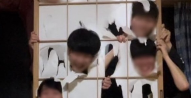 【動画】神戸大生、旅館の物品を壊しまくって大はしゃぎ…