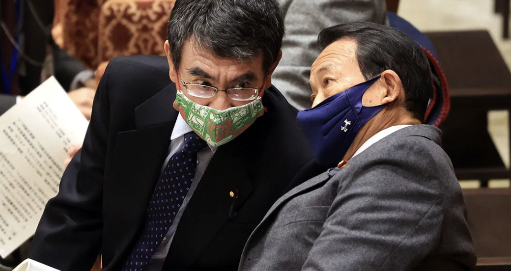 [Sankei Newspaper]河野太郎氏、麻生副総裁に総裁選出馬の意向を伝える 閣僚出馬は異例