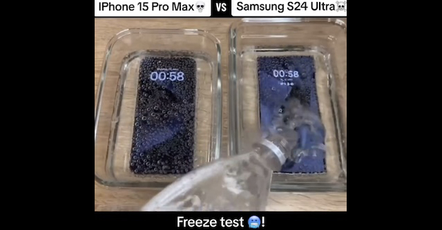 【動画】検証『iPhone』 と『Samsung』を凍らせたら『iPhone』だけ壊れた！『Samsung』は頑丈！→ 反応「映像うんぬん以前にサムスンは選択肢にない」「次もiPhone買う」