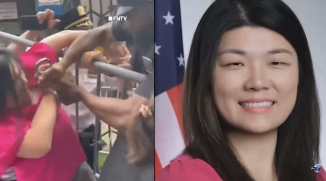 【動画】中国出身のNY市議 スーザン・ズアン氏、抗議中に警察に噛みつく…