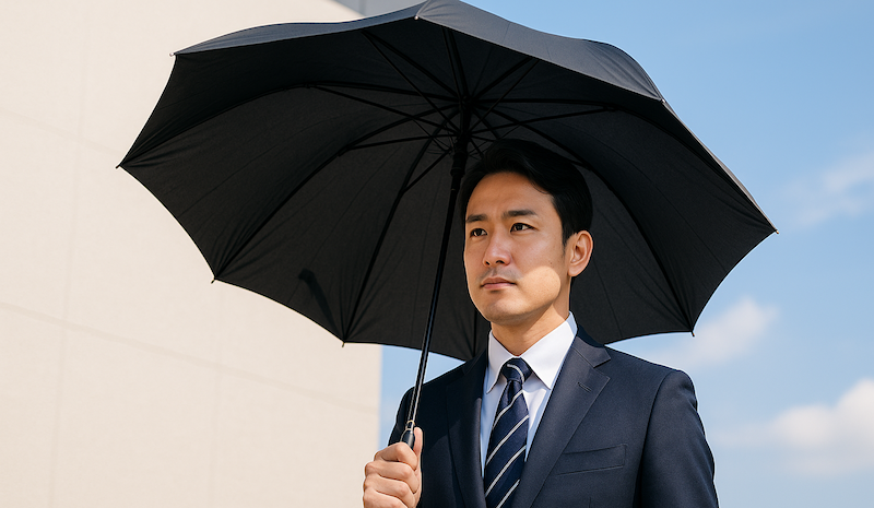 球場で堂々と“日傘”を広げる観客に「うそやろ×2」　投稿者が思わず二度見した光景