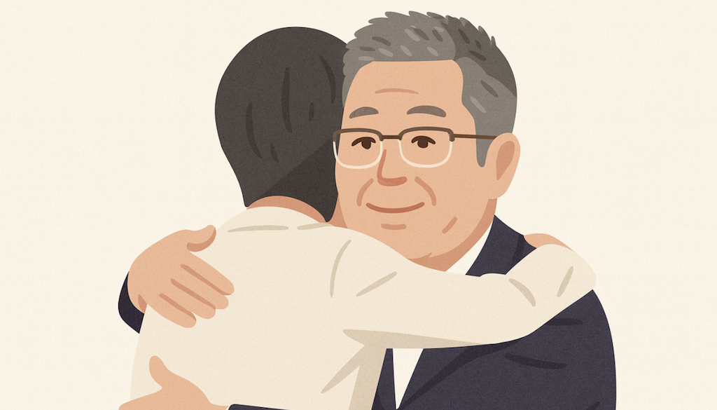 蓮舫氏「肩に腕を回されなくても。 笑顔を振り向かなくても。 飛び跳ねなくても。 腕を組まなくても。  冷静な会談はできたのでは？」