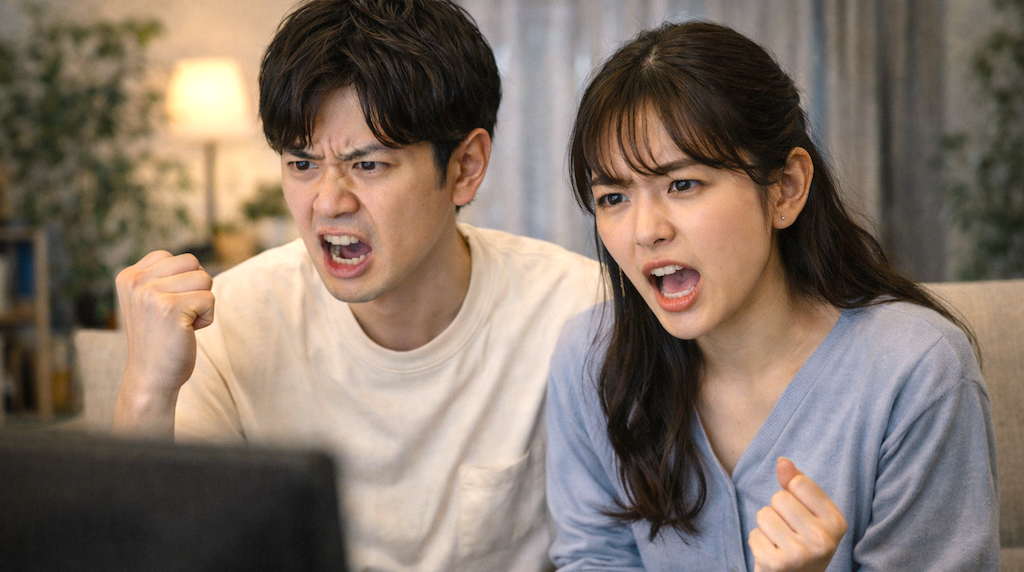 M-1敗者復活を視聴していた夫婦… 妻「見るに耐えないな〜」→ 夫もブチギレ「コイツらの分まで俺らが納税させられてんのまじで意味分かんねぇよ、もう普通に働いて労働力になってくれよ！」