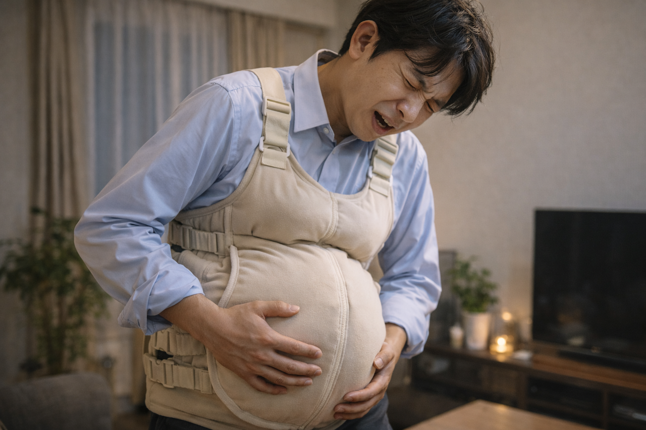 【話題】妊婦体験した男性「妊婦さんは大変だとよくわかったよ！」→ 女性「は？」