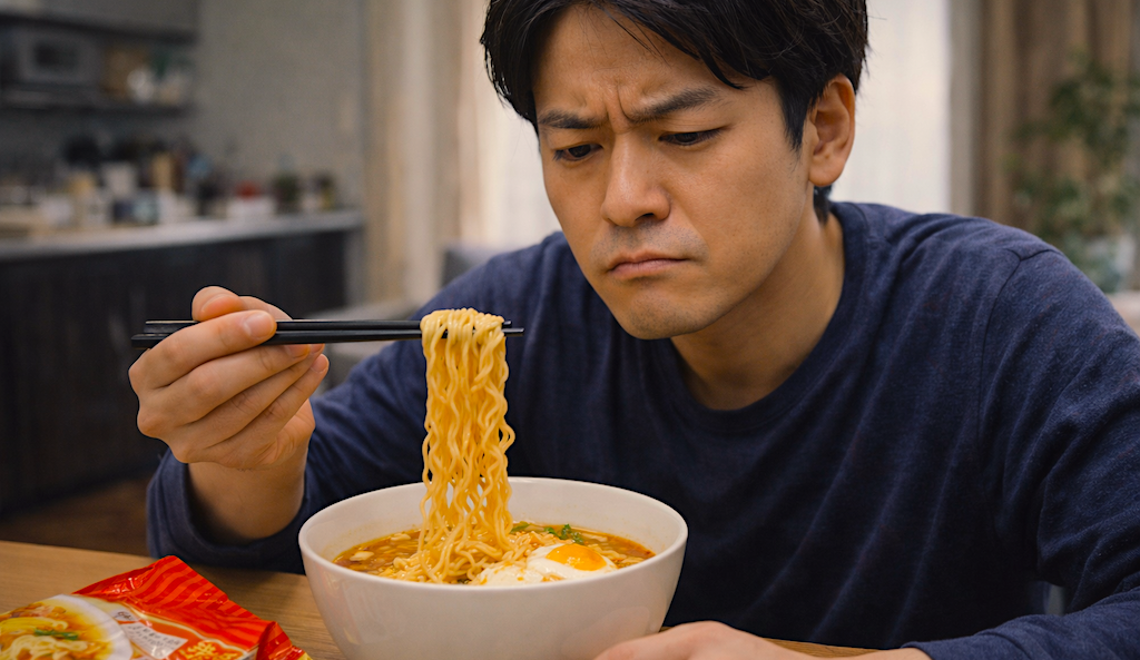 【話題】“袋めん”を作ってくれた彼女に、彼氏「あ、どんぶり温めてないね？親とかに躾られなかった？」→ 結果…