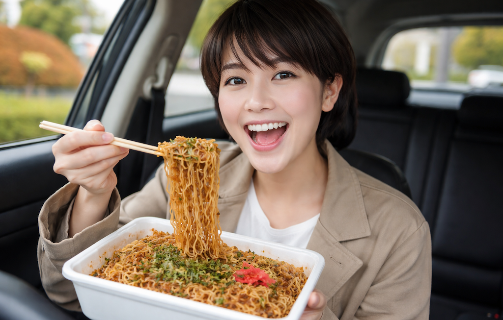 【動画】維新・佐々木りえ氏「ペヤング流し込みました！」→ 「庶民アピール？！ただ単に時間がないだけ！」（※注) 購入 → お湯入れ → ３分後、湯切り → 撮影…）