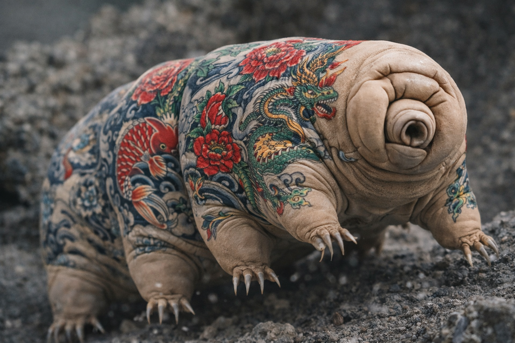 中国、クマムシにタトゥーを彫る技術開発「クマムシでなければ耐えられない」