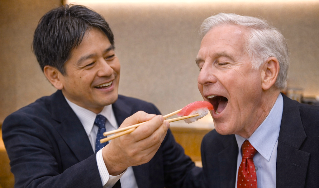 【動画】駐日米国大使とすしざんまい・木村清社長、めちゃくちゃ仲良さそうw