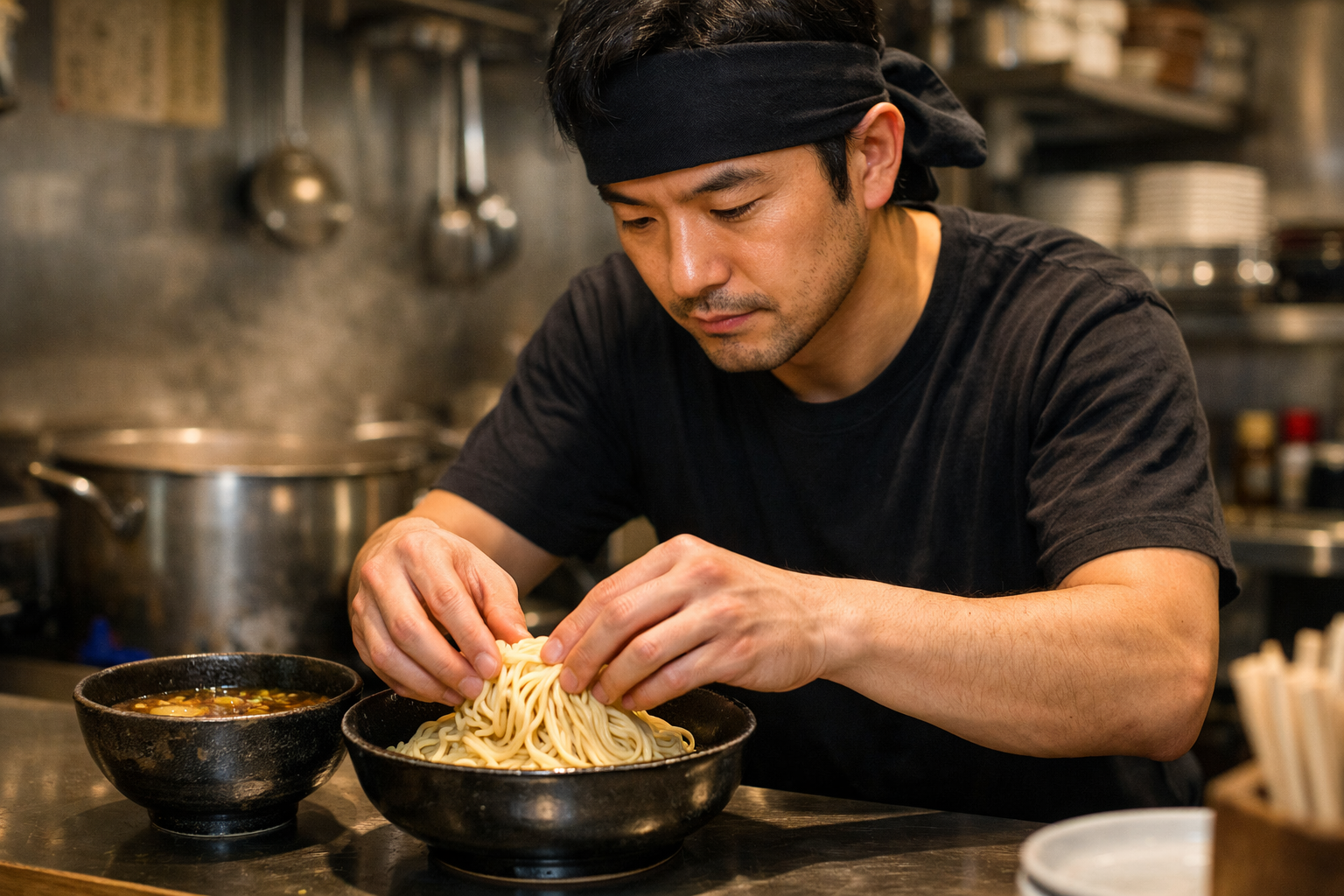【話題】『つけ麺てこんなに素手で触るもんなの？途中鼻触ってるし…』
