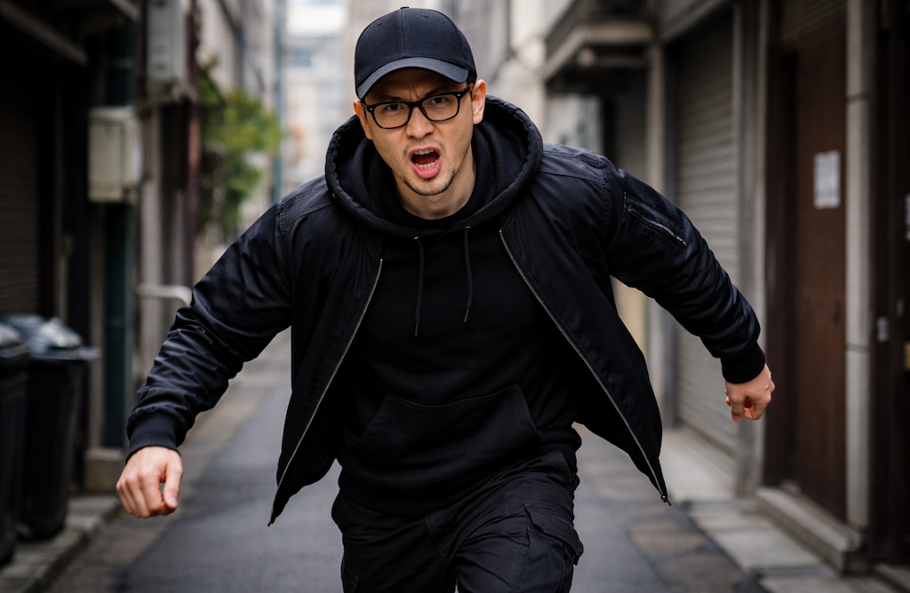 【動画】“煽られた”ニキ、刺青を見せて威嚇…