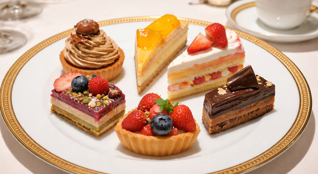 【話題】女性「デザートワゴンが魅力的すぎて、小さいカットで全種類いただいたよ♪(ﾊﾟｼｬﾘ)」→ X民「これほんとにやめたほうがいい」→ 炎上…