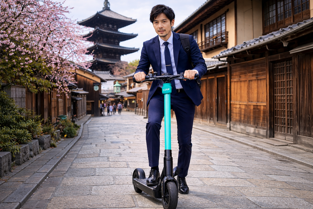 【提携】京都府、公用車に"LUUP"　全国初導入　出張旅費として清算(税金)OK