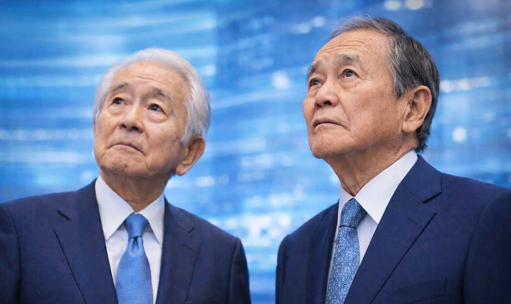 中革連のポスターに、谷原MC「明るい未来が来る、その先を見ているんだみたいなイメージ」→ 武田鉄矢さん「大変申し訳ないが… 若者だと未来を見ているという感じになるが、お二人の年齢だと正面を見られた方がいいのでは？」