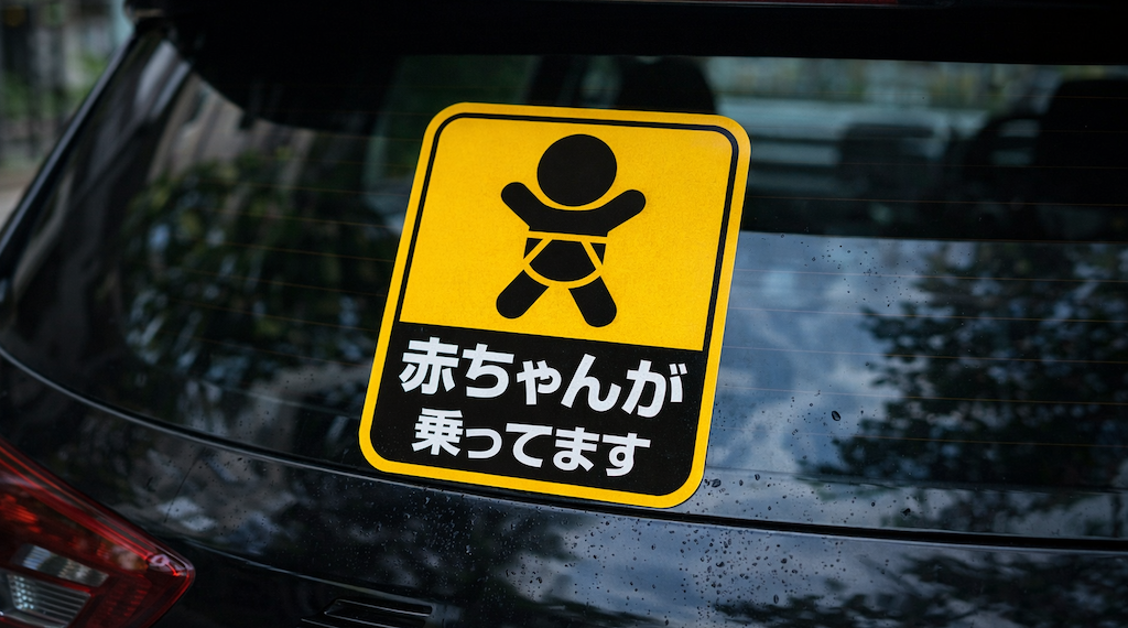 『赤ちゃんが乗っています』に賛否…『だから何？どうすればいいの？』　2015年調査では55.9％が“必要ない”