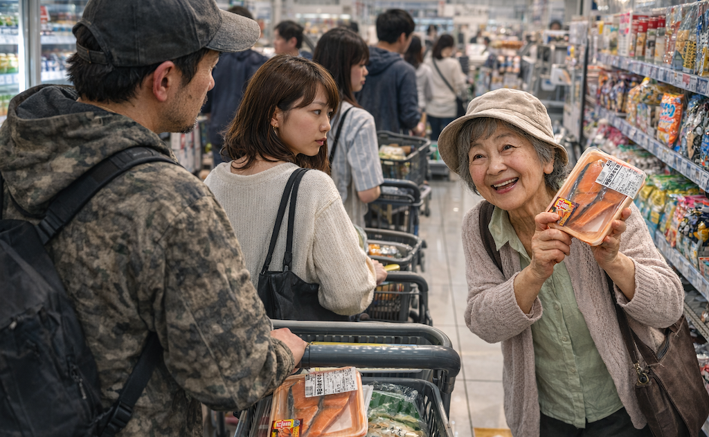 【話題】変なBBA「私これだけしか無いので先にレジ良いですか？」→ 男性「いや並べよ」→ BBA「え？」