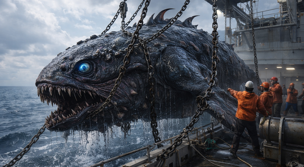 「福島の処理水で変異した巨大生物が見つかった」中国SNSでAI偽動画が拡散