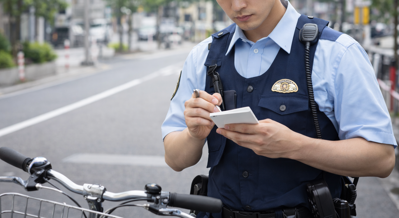 「盗んだ自転車じゃないですか？」元警察官、自転車で走行中に職質されブチギレ…