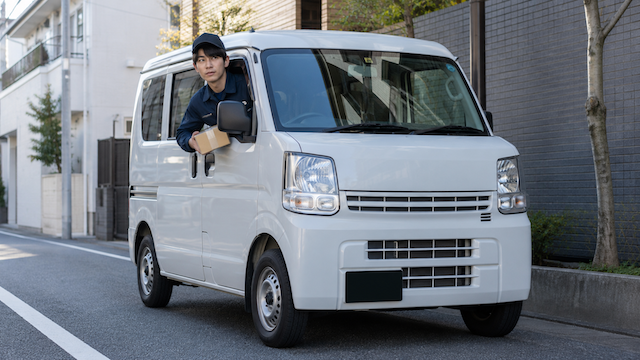 【動画】配達員さん、ハザードを出さずに急停車 → 荷物をぶん投げて“配達完了”
